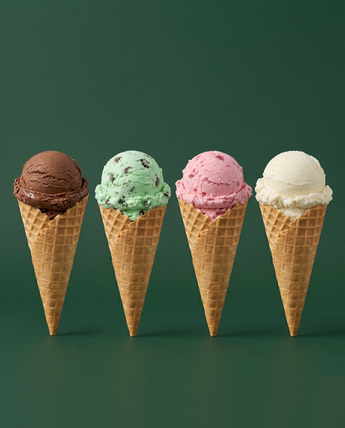 Ice cream — pick from a variety of flavors